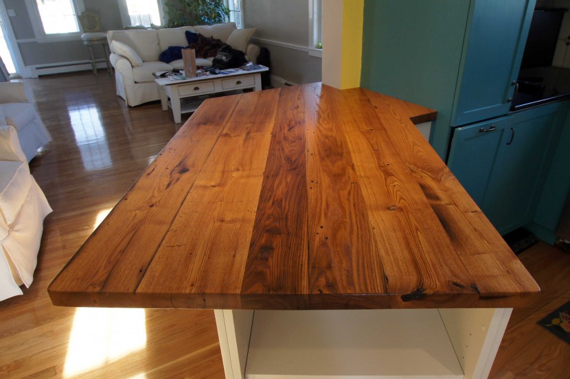 reclaimed chestnut kitchen table