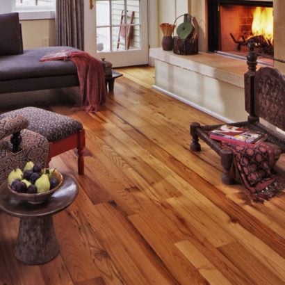 Reclaimed American Chestnut Flooring ~ Private Residence