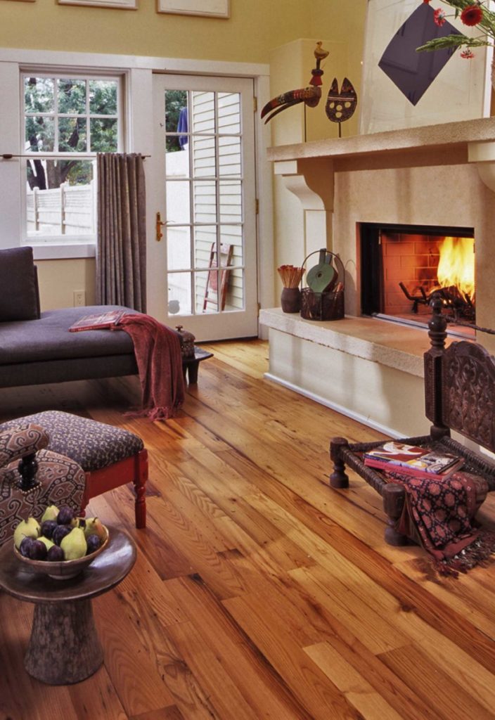 Reclaimed American Chestnut Flooring in Private Home