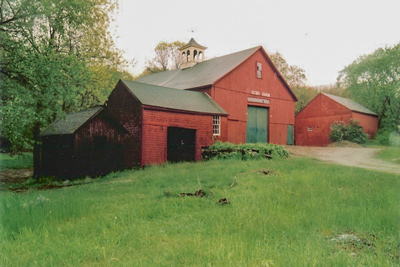 Barn With Cupola In Massachusetts