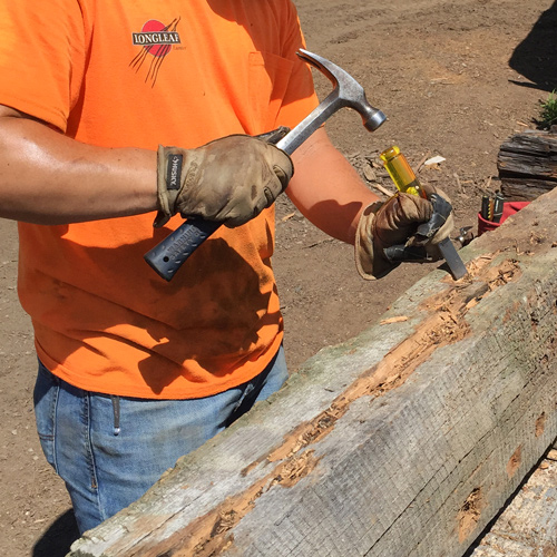 Removing Metal From Salvaged Lumber