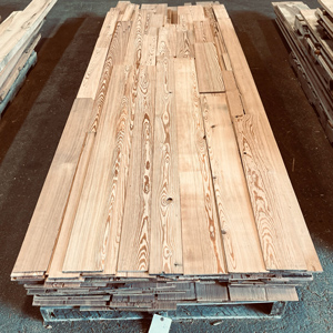 Reclaimed Heart Pine Quarter Inch Lumber