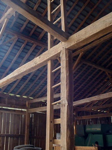 Interior Barn Lumber and Joinery