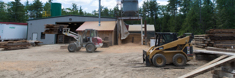 Longleaf Lumber Mill Yard in Berwick, Maine