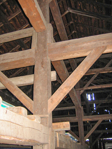 Interior Barn Lumber and Joinery