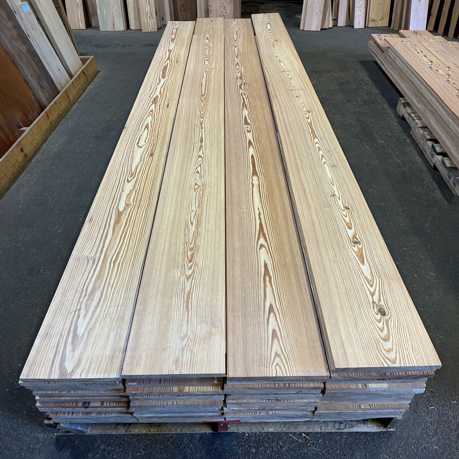 Surfaced Reclaimed Heart Pine 3/4" Premium Grade