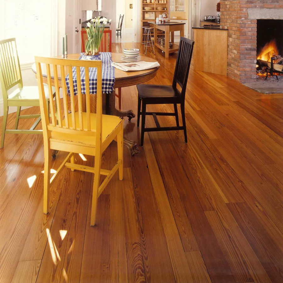 Reclaimed #1 Flatsawn Heart Pine Flooring