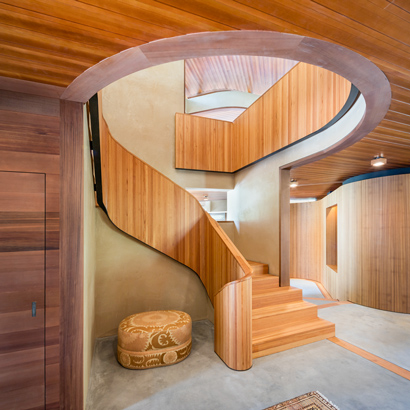 Clear Vertical Grain Reclaimed Heart Pine Paneling and Stair Treads