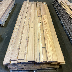 Reclaimed Heart Pine Quarter Inch Lumber