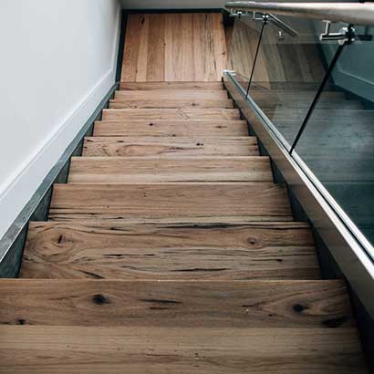 Reclaimed Hickory Stair Treads