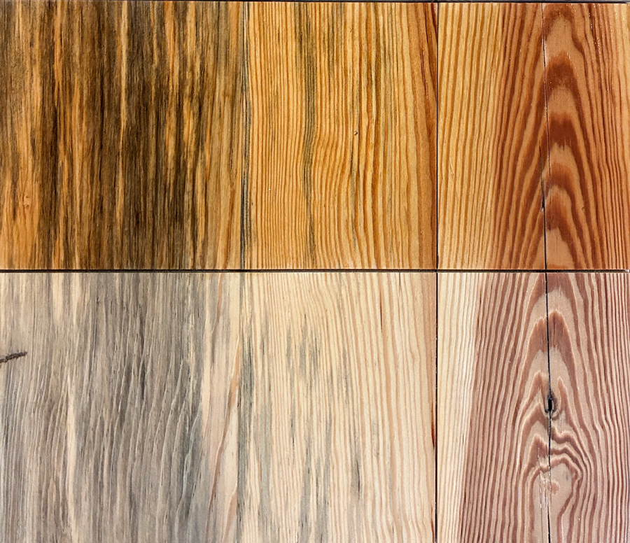 Reclaimed Rustic Heart Pine Flooring with Mineral Staining Reclaimed Rustic Heart Pine Flooring with Mineral Staining