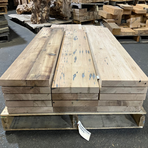 Reclaimed Chestnut and Oak Shelves