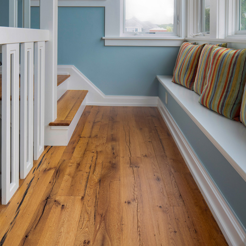 Reclaimed Oak Flooring in Private Home