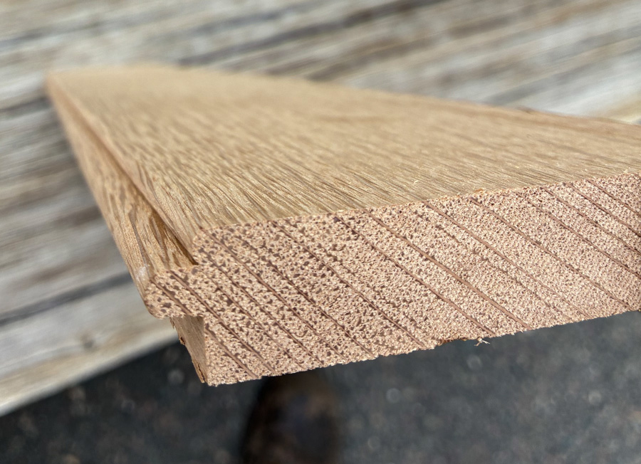 Reclaimed Oak Micro-Bevel Paneling Reclaimed Oak Micro-Bevel Paneling