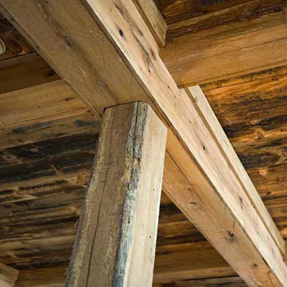 Reclaimed White Oak Beam Casings ~ Maine Private Residence
