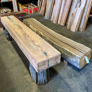 Heart Pine and Live Oak Beam Benches