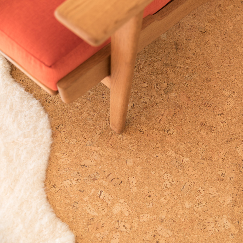 Glue Down Cork Flooring - Cork PURE Floor & Wall Tiles