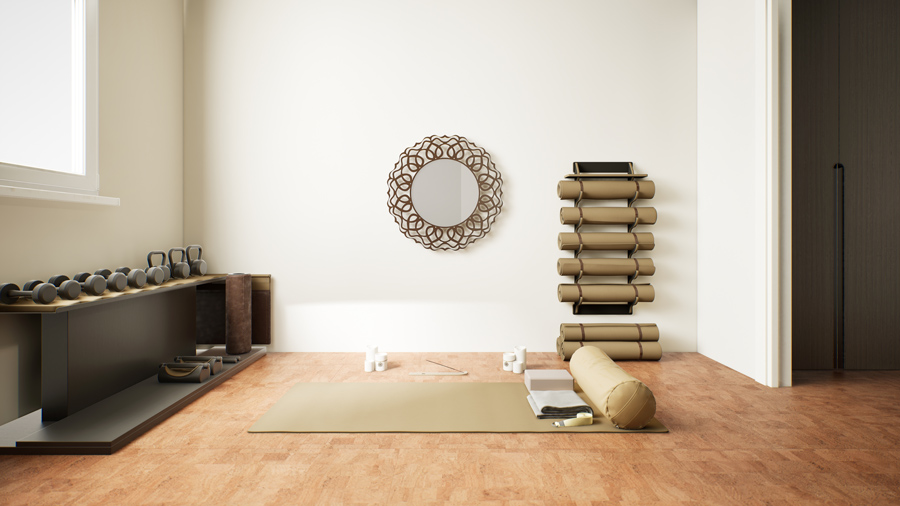 Corkoleum Glue Down Cork Flooring from WECORK: